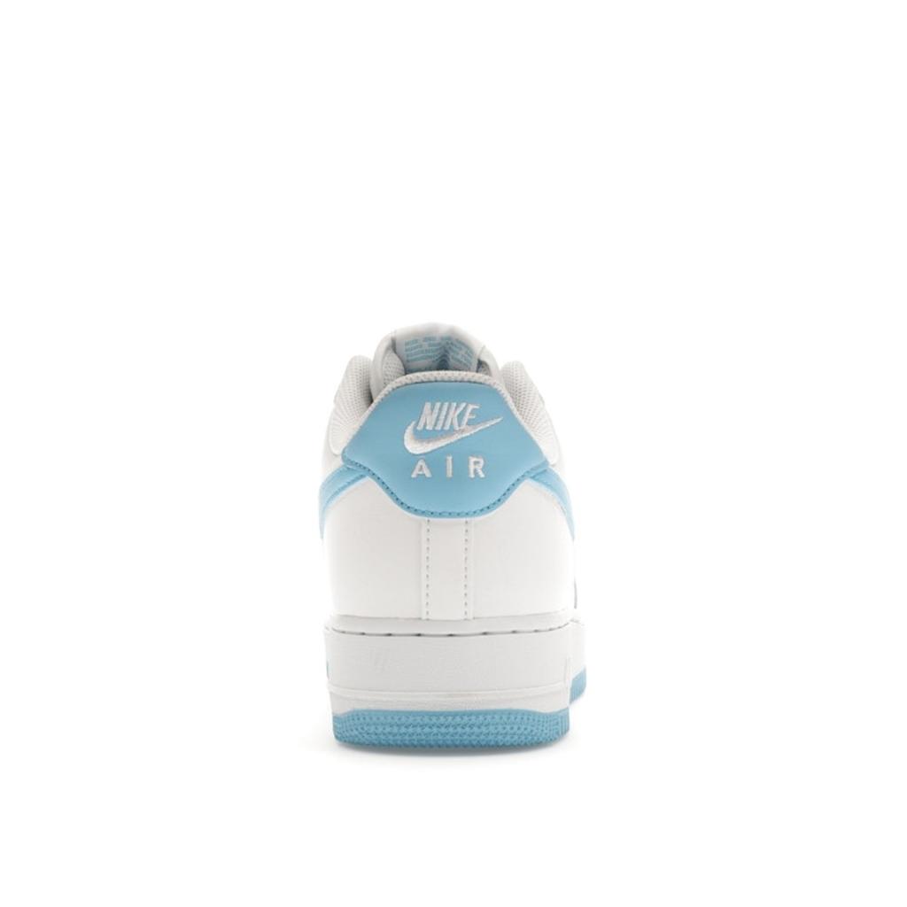 Nike Air Force 1 07 White Aquarius Blue Men Sneakers FQ4296-100