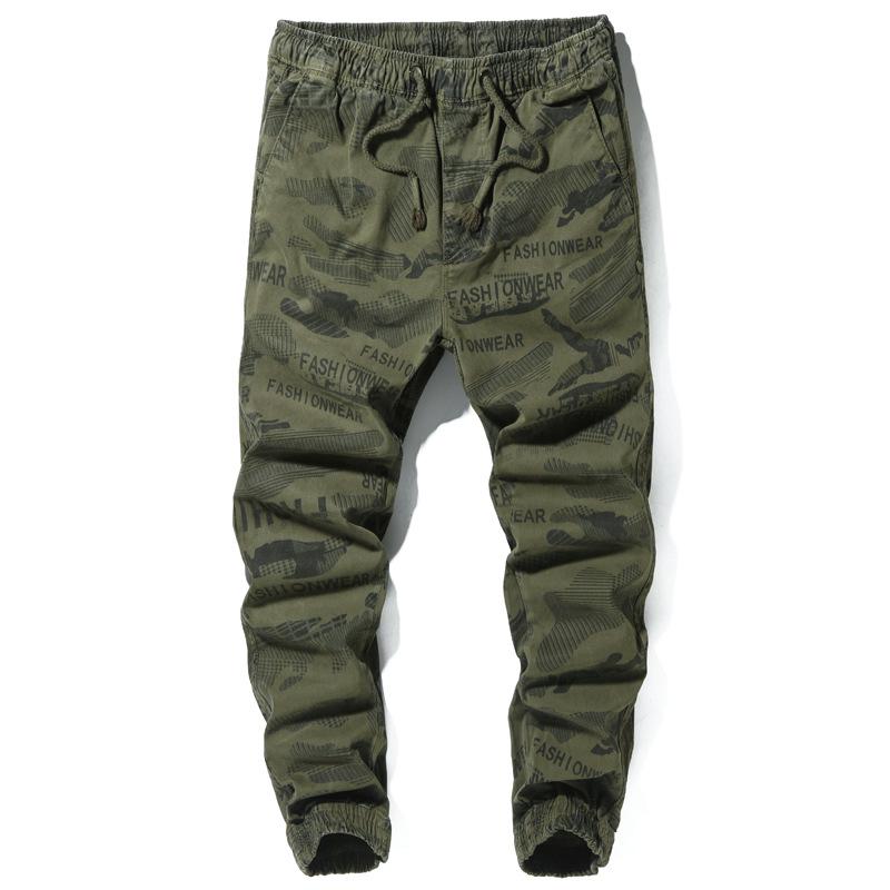 

2024 Men s Multi-Color Thick Korean Style Loose Casual Cargo Joggers W9611 XL армія зелений колір
