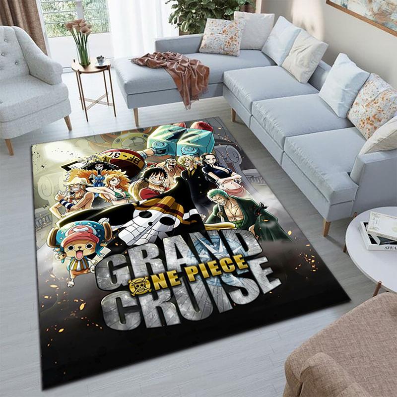 Starring the Japanese Cartoon ONE PIECE Monkey D. Luffy Carpet Is Suitable for Living Room and Bedroom Doormats Office Balcony Decorative Carpet V20