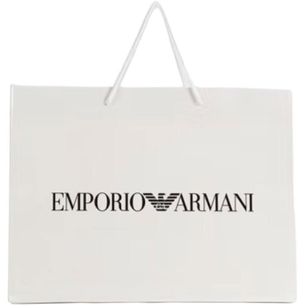 EMPORIO ARMANI Logo Embroidered Buttoned Shirt 8N1C09-1NI9Z-0999