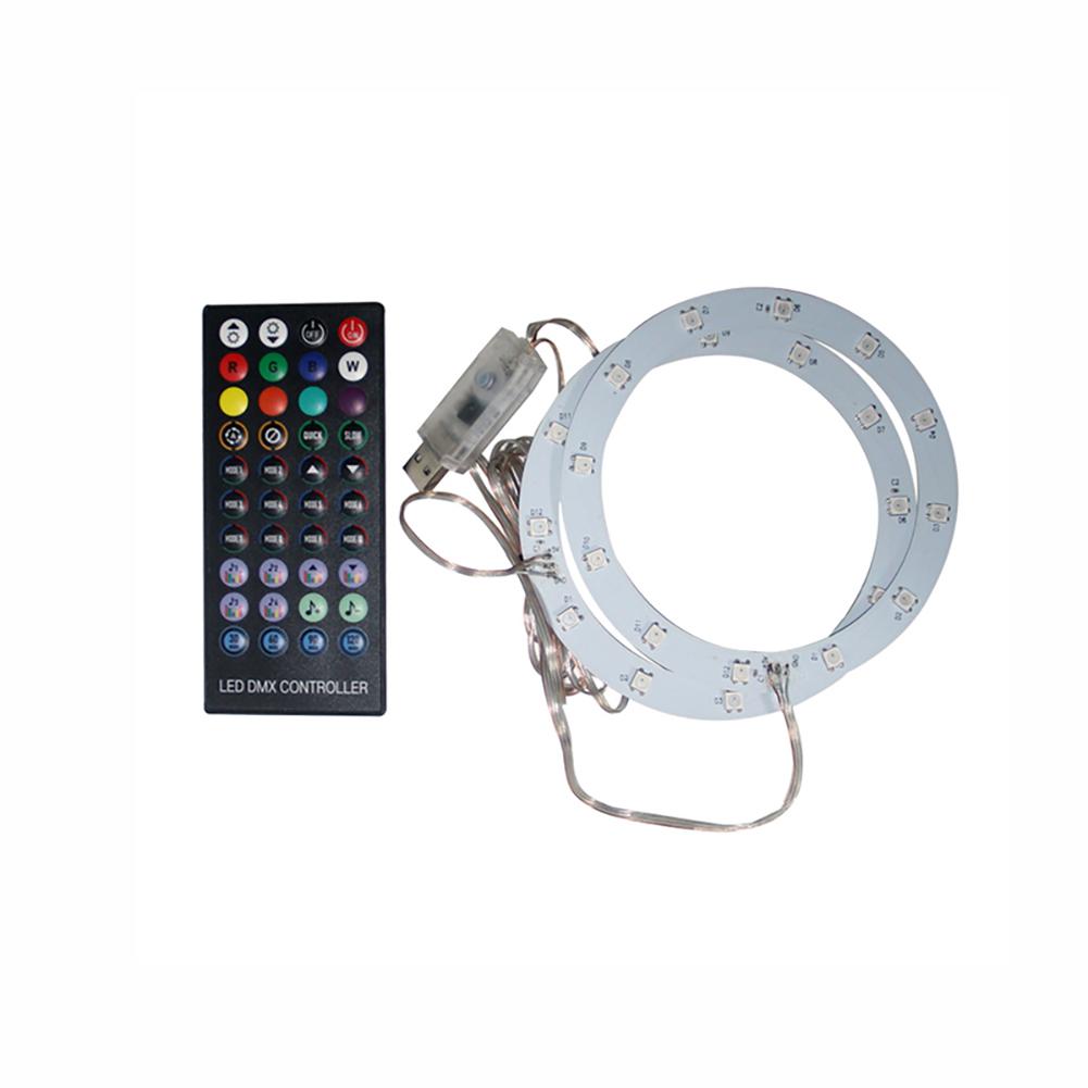 

Светодиодная лента RGB для консоли PS5, гибкие световые наклейки с пультом дистанционного управления