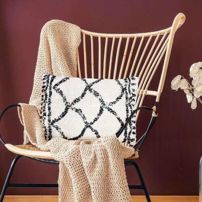 Natural Berber Style Cushion 60x40