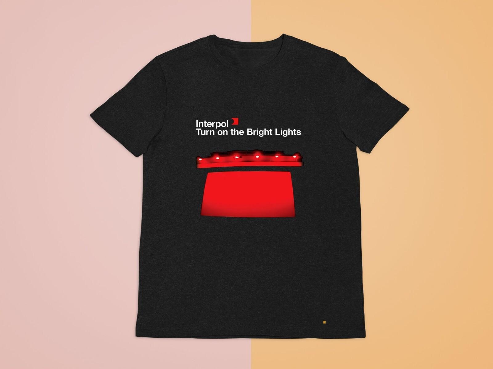 Interpol Turn on the Bright Lights Black Size S-4XL T Shirt L