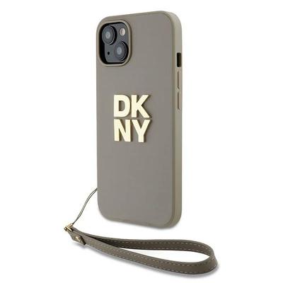 Dkny Dkhcp15Spbswse Iphone 15 / 14 / 136.1 Beige Hardcase Wrist Strap Stock Logo