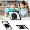 For Samsung Galaxy Tab A9+ SM-X210/X216/X218 Case Hand Strap Kickstand PC+TPU+Acrylic Clear Tablet Cover