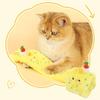 Cat Toys Cute Roll Plush Doll Cartoon Bite-Resistant Interactive Toy for Small Medium Dogs Built-in Rattle Paper Safe Skin-Friendly Pet Toy