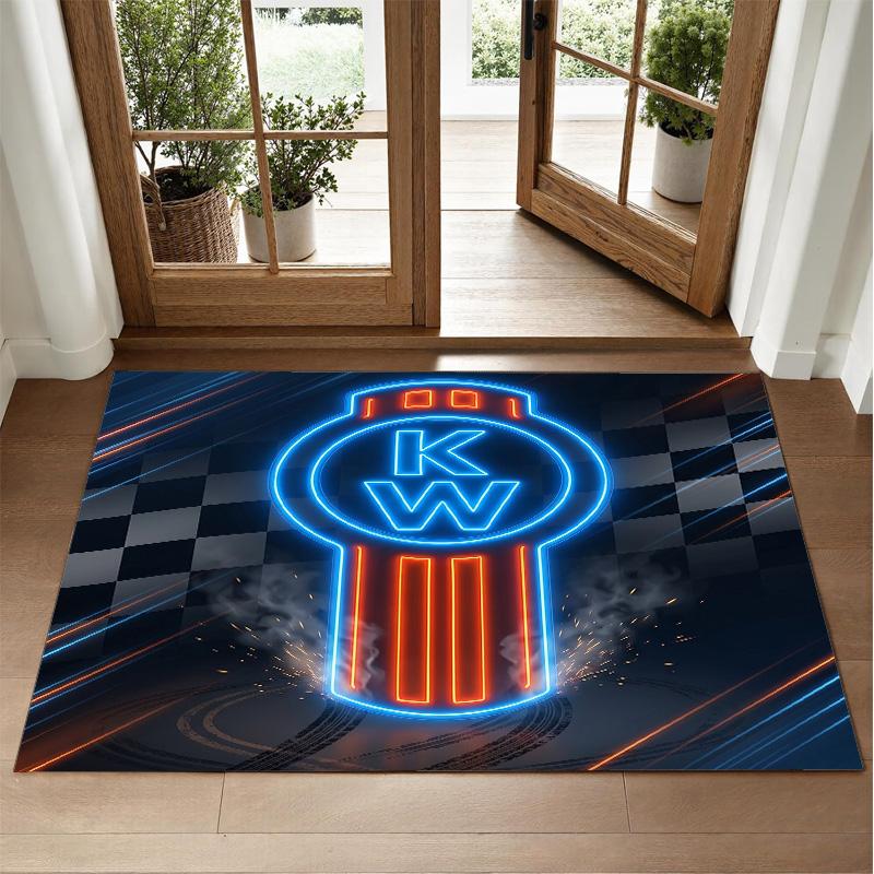 Kenworth Design Crystal Velvet Rug Soft Decorative Mat for Bedroom Entrance