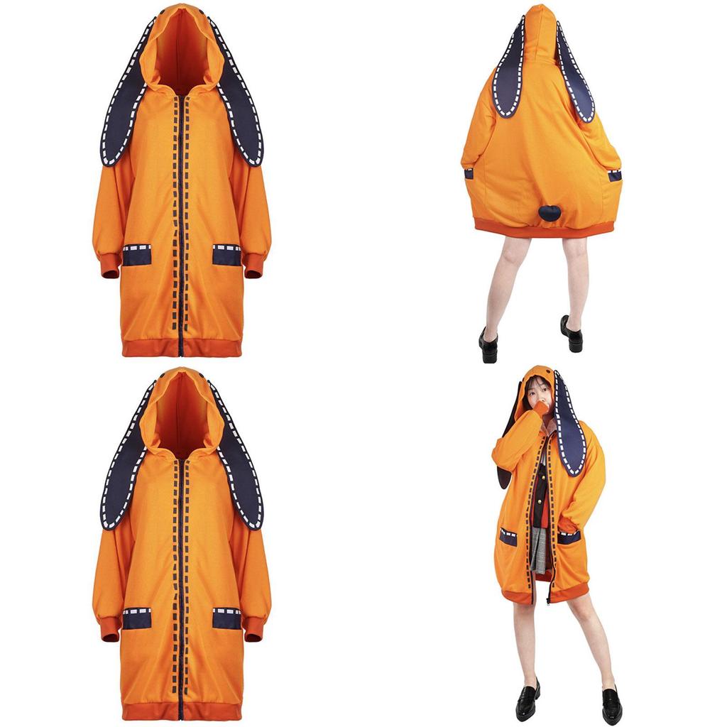 Kakegurui Runa Yomozuki Cosplay Costume Stylish Hoodie Coat For Anime Fans