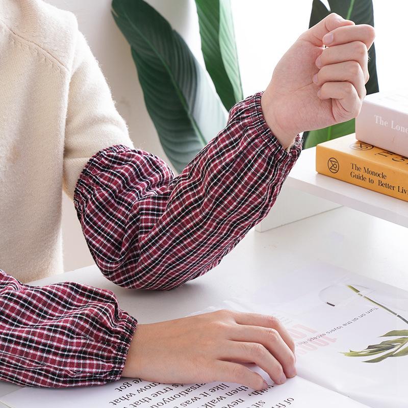 Extended and Enlarged Pure Cotton Sleeve Cover Safety Gloves Sleeve for Work, Durable and Made of 100% Cotton Protective Sleeve