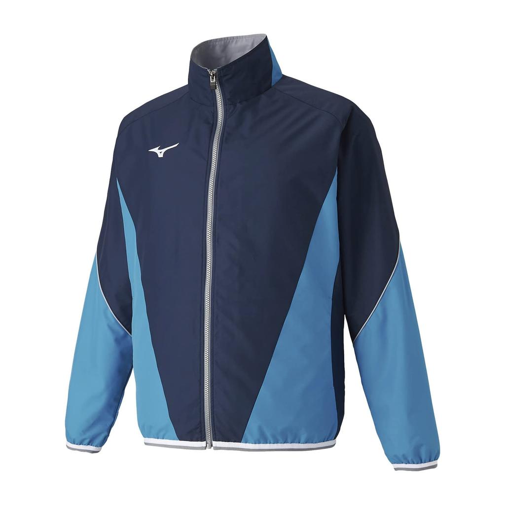 Mizuno Unisex Training Cross Jacket for Competitive Dress Navy X XL (Mizuno) Swimming, N2JC2010, 82 Sax, Size