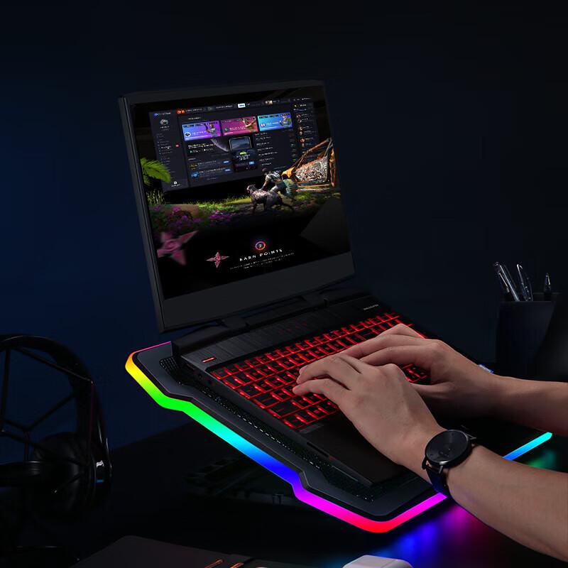 Llano Gaming Laptop Kühlständer mit verstellbarer Höhe und Lüftergeschwindigkeit
