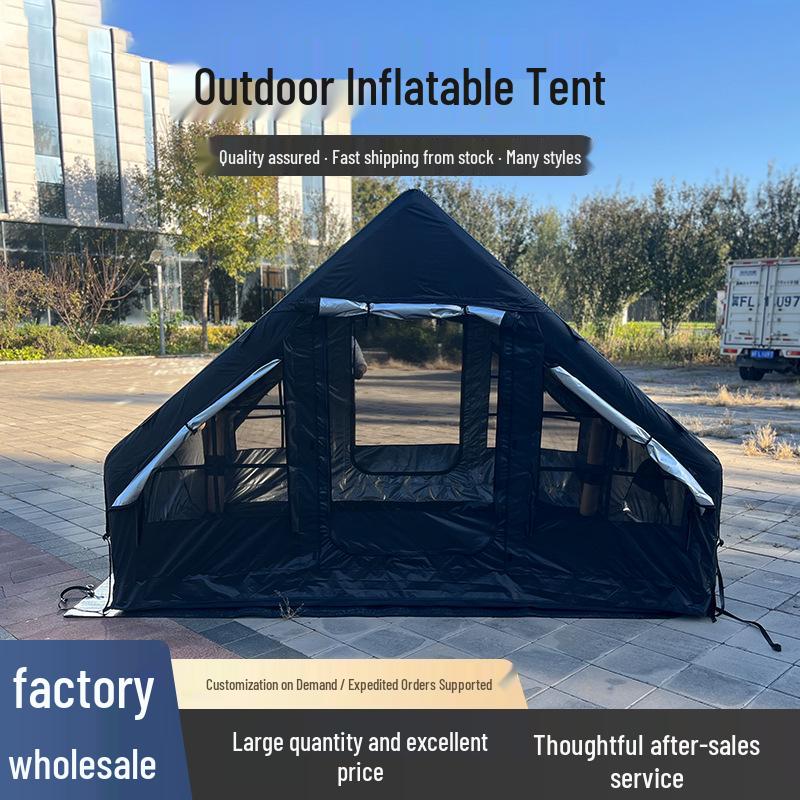 Portable Rainproof Thickened Inflatable Camping Tent