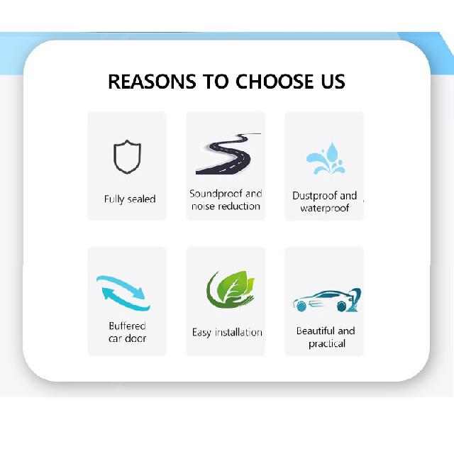 Sound Insulation Dustproof Sealing Strips For BYD Dolphin Rubber Hood Trunk Car Door A B Pillar Wear - Resistant Sealing Cotton Heat Shields 2