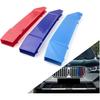 Automotive Grille Insert Trims Strips Front Center Kidney Grilles Compatible with 2016-2019 BMW X1 7-Beams Grille Insert Accessories