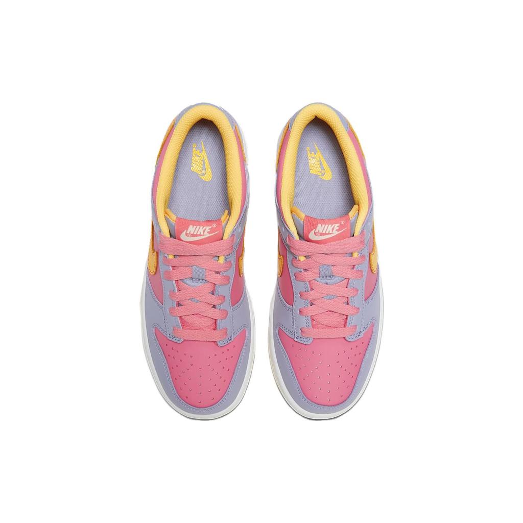 Nike Dunk Wildleder Sportlicher Komfort Langlebig Atmungsaktiv Low-Top Kinder-Sneaker Kinder-Sneaker Lila Pink DH9765-500