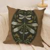 Vintage Vase Print Cushion Cover Pillowcase Ultra Soft Skin Friendly Fabric Cloud Like Comfort  Concealed Zipper