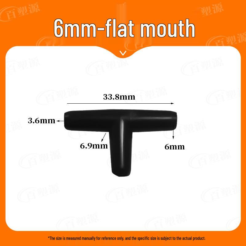 High-Temp Resistant Plastic Hose T-Connector, Quick Connect Fish Tank Accessory, PP Material