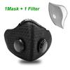 Tcare Cycling Face Mask With PM2 5 Filter Anti Pollution Activated Carbon Breathing Valve Bike Mouth Cap
