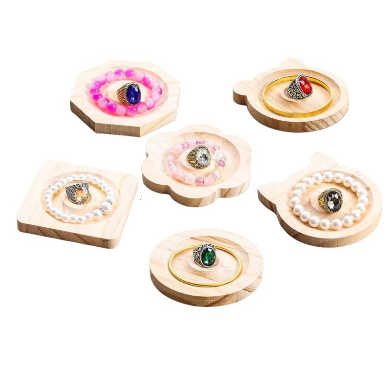 

Pack of 6 Wood Trays Beading Boards Multifunctional Wood Bracelet Making Board for Jewelry Designers and Hobbyists 1