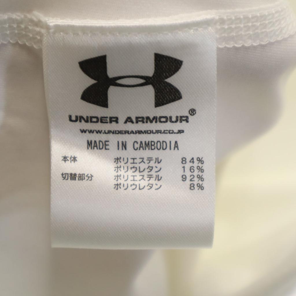 Unused UNDER ARMOUR Short Sleeve Training Wear 2XL White Biggs Men's Used