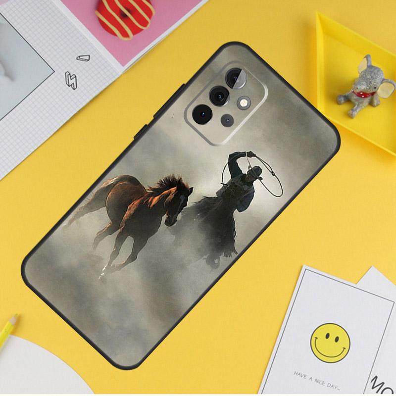 Extreme Sport Rodeo Cowboy Case For Samsung Galaxy A54 A34 A14 A13 A33 A53 A12 A32 A52 A71 A51 A15 A25 A35 A55 Cover
