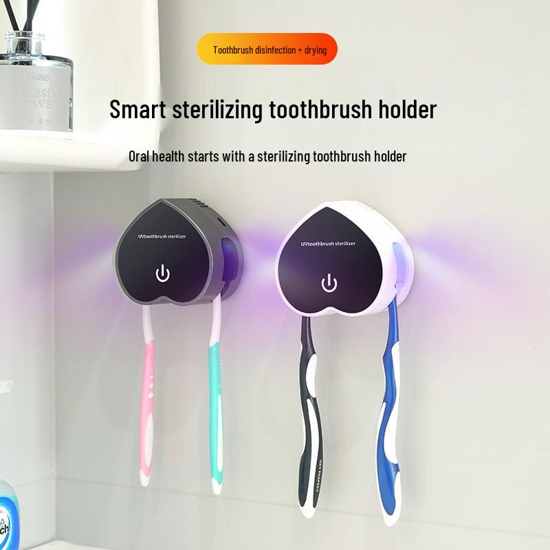 Nástěnný UV sterilizátor a sušič zubních kartáčků s automatickým sušením