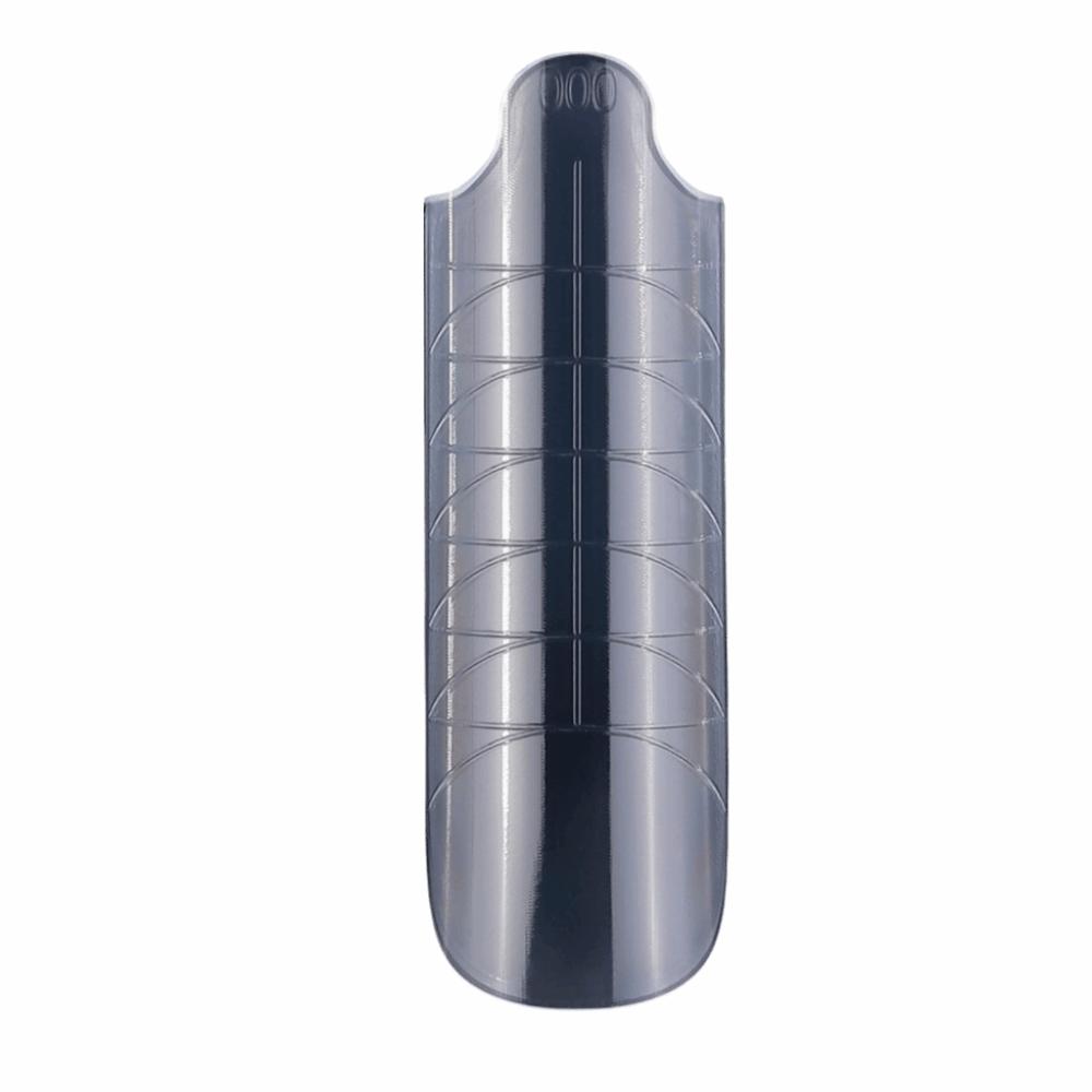150pcs Natural Clear Nail Art Tips Double-Sided Fake Nails for Profional Use in Nail Salons