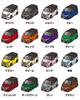 MKJP Custom Keychain for Nissan Serena Nismo C27, White Base, Blue Car Color