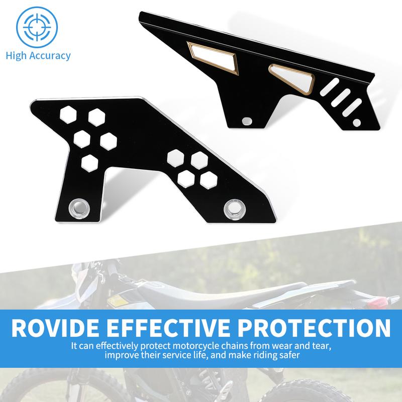 For SURRON Ultra Bee Motorcycle Sprocket Chain Cover Guard Upper Lower Electric Off-Road Accessories Aluminum Protective Devices
