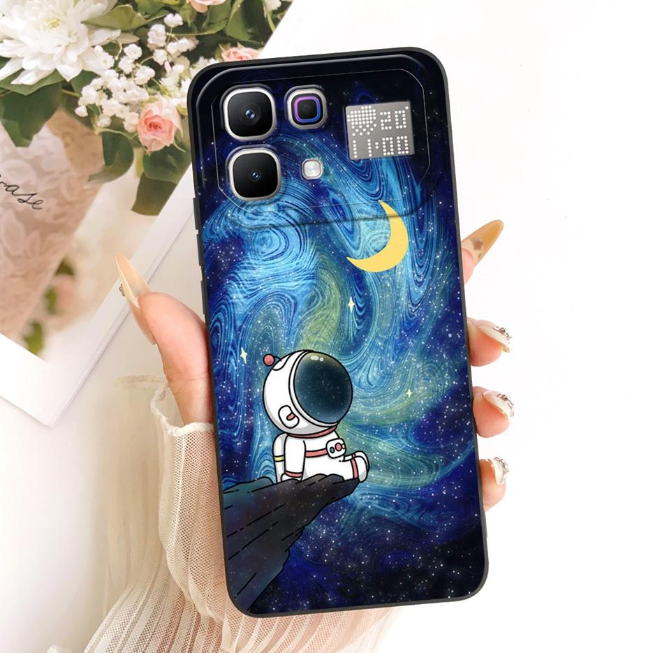 Für Infinix Note 60 Pro Hülle X6878 Niedliche Katze Astronaut Cartoon Hülle Weiche Silikonhülle Für Infinix Note 60 Ultra Note60 Pro Taschen
