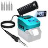 Makita 18V Lithium Battery Soldering Iron Station with USB-C & Low Voltage Protection