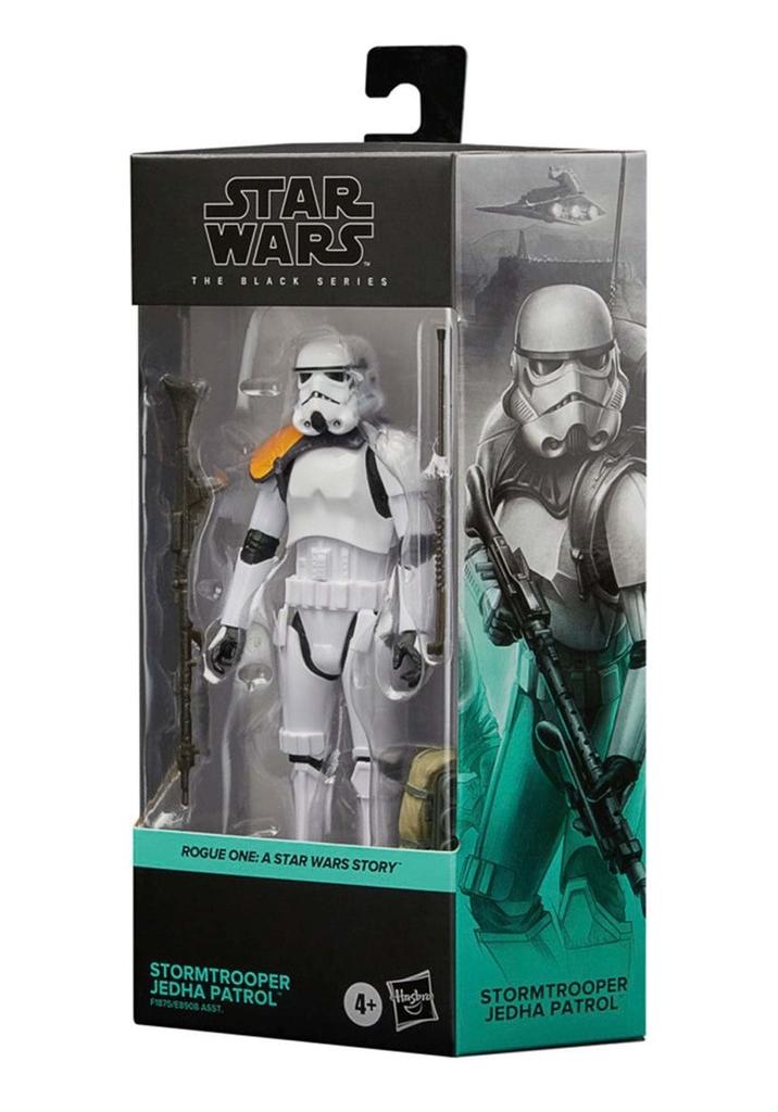 Hasbro Star Wars Black Series Stormtrooper Jedha Patrol 15cm Rogue A Star Wars Story Collectible Action Figure F1875 Authentic Product One (Ages 4+)