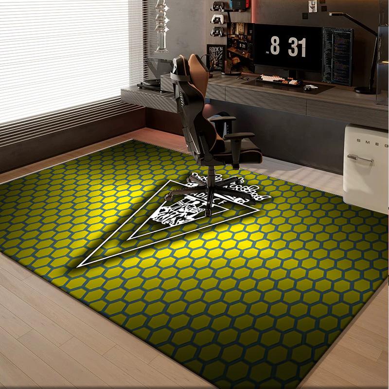 1PC rug Cadiz Cf Badge Design Carpet, Chair Rug,Area Rug for Office Bedroom living rooms bedroom, Doormat decor Christmas fan gifts