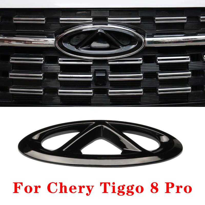 Car Logo Emblem Cover Logo For Chery Tiggo 8 Pro Arrizo 8 Tiggo 5X 7 Plus/Pro Decal Racing Grill Hood Sticker Styling Badge