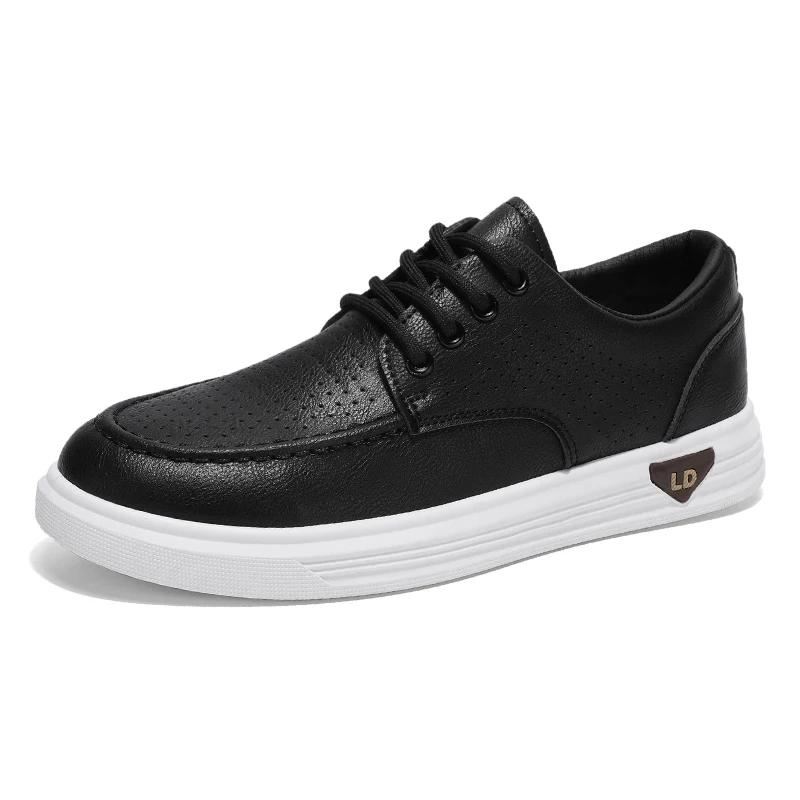 

Fashion New Mens Casual Shoes British Style Fashion Breathable Formal Business Daily Urban Shoes for Male Dress Sneakers Plus Size 48 48 чёрный