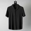 2 Pcs/Set Men Top Pants Set Solid Color V Neck Short Sleeves Loose Pullover Exercise Elastic Waist Drawstring Plus Size Men Sports Suit Men Garment