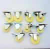 Medium White Nylon Universal Swivel Trolley Caster Wheel