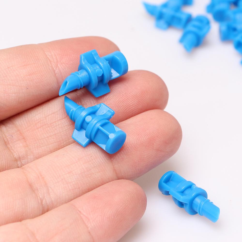 Multicolor Atomizing Micro-Sprinkler Nozzle (Blue 90°, Green 180°, Red 360°) for Lawn & Tree Cooling