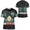 Kamen Rider W CycloneJoker T-shirts Japanese Tokusatsu Cosplay 3D Print Kids Tees Summer Men/Women Harajuku Short Sleeve Y2k Top