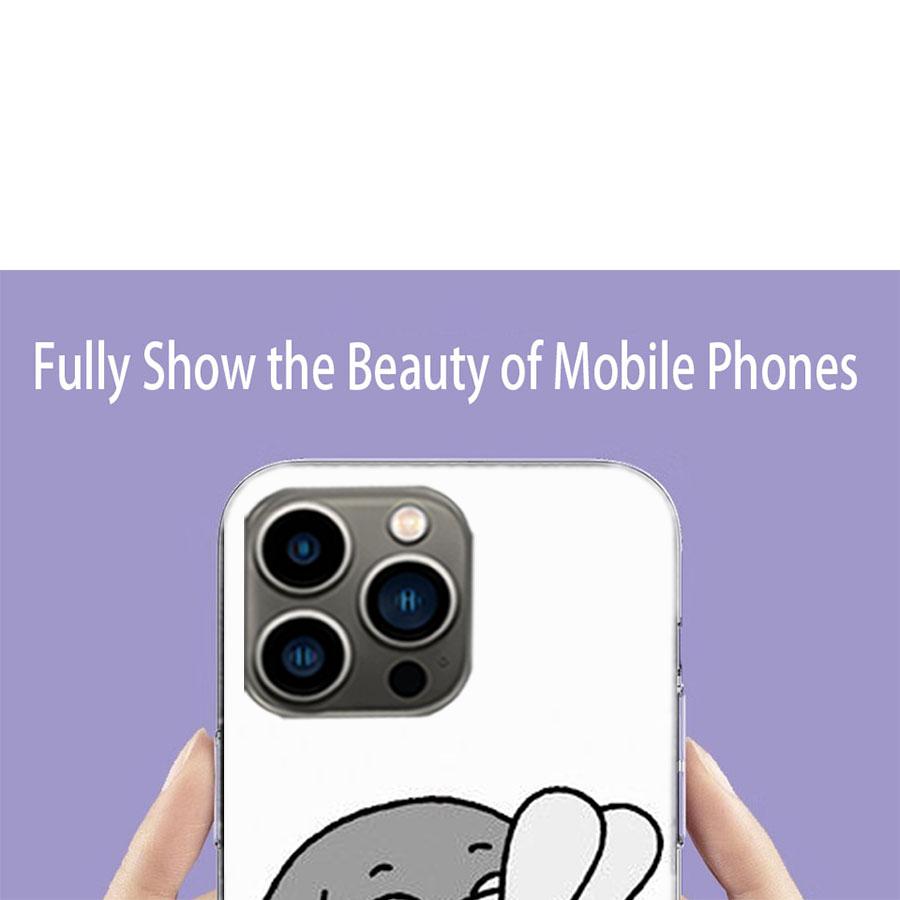 Cute Cartoon K-Kkamang Phone Case For Iphone 17 Air 15 Pro 14 Plus 16 Pro Max 12 13 Mini 11 16E X XS Cover Cute Fundas