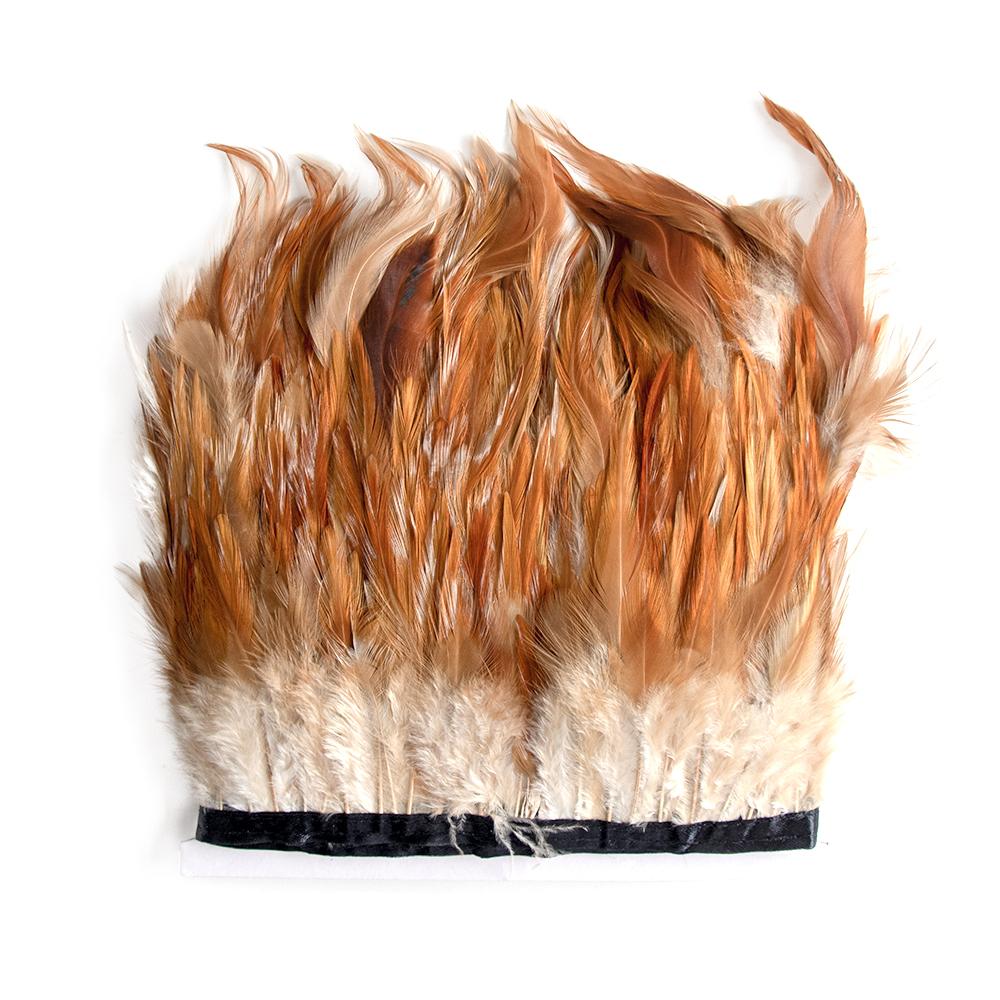 Feather1Meter Saddle Pheasant Feathers Fringe Trim for Crafts Dress Decoration Free Natural Rooster Feather Multicolor Chicken Plumes