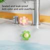 1pc Durable Silicone Sink Overflow Hole Plug, Prevents Water Overflow and Clogging, Suitable for Kitchen and Bathroom Basins