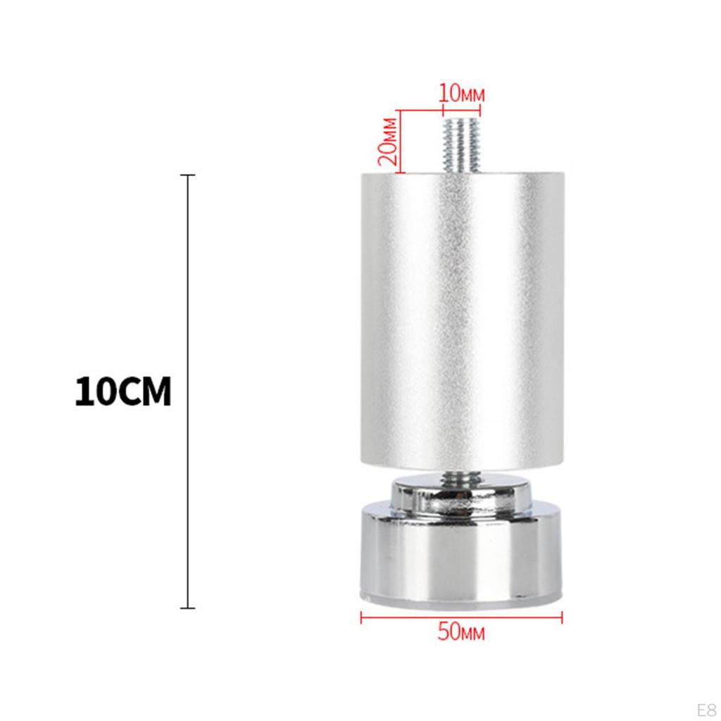 4 Stück Gewinde Bettgestellbeine, Tischfüße, Verstellbare Hochbelastbare Sofa Metallmöbelbeine