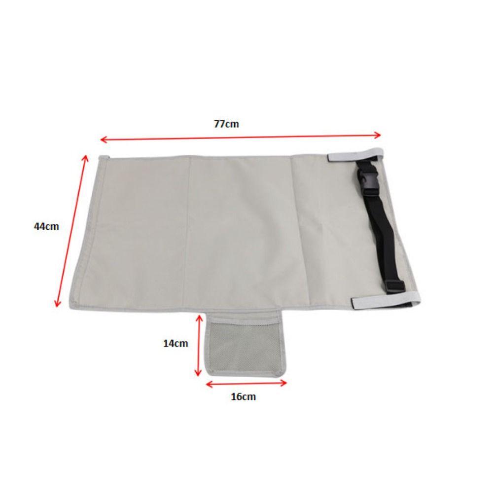 Grey Kids Travel Airplane Bed Portable Foot Rest Hammock New Baby Pedals Bed