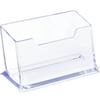 Transparent Business Card Holder Acrylic Display Stand Box Desk Storage Shelf Plastic Desktop Place Card Holder Office Supplies