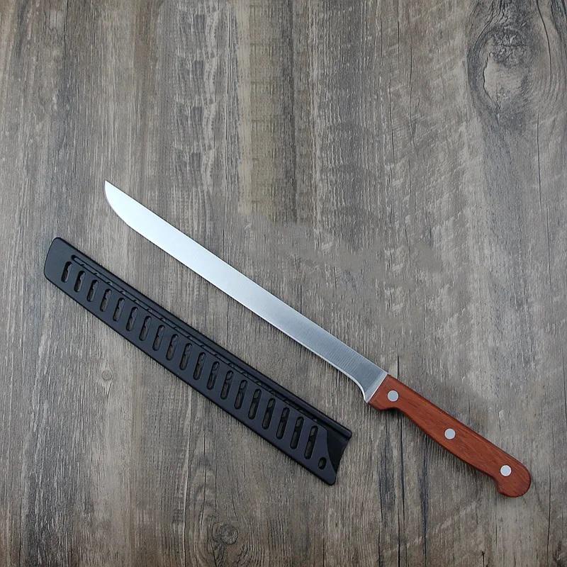 

Кухонный нож из нержавеющей стали, нож для ветчины, фруктовые ножи, нож для мяса, рыбы, суши, инструмент для овощей, ножи для нарезки овощей, резак