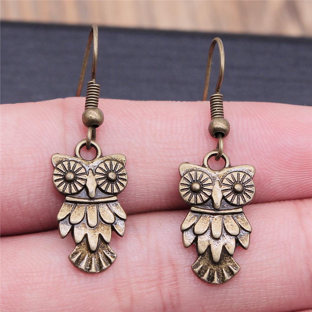 53 Styles Bird Earrings For Women Vintage Owl Dove Peacock Phoenix Swallow Feather Hummingbird Flamingo Parrot Earrings