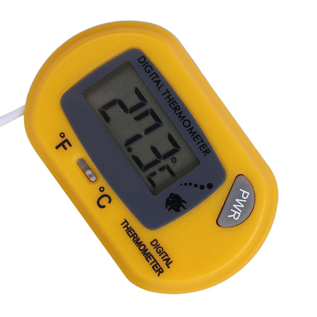 LCD Digital Aquarium Thermometer Convenient Large Clr Screen Fish Thermometer