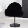 Female Winter New Thickened Warm Cold Imitation Fur Simple Fashion Imitation Mink Hair Fisherman Hat Ladies Hat