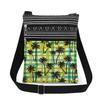 1 Stück Stofftasche mit Pflanzenmuster Damen Umhängetasche Posttasche 6918